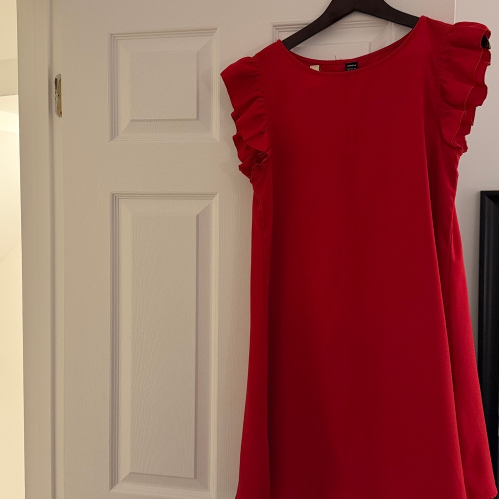 SHEIN Vibrant Red dress